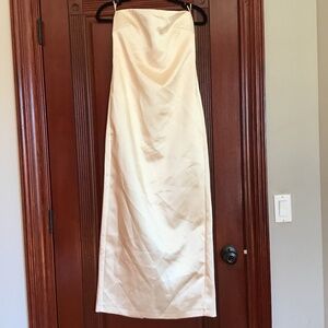 ZARA SATIN LONG DRESS